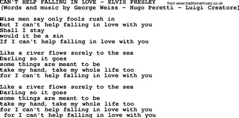 Can T Help Falling In Love Tekst Elvis Presley "Can_'t Help Falling In Love With You" Guitar and Piano